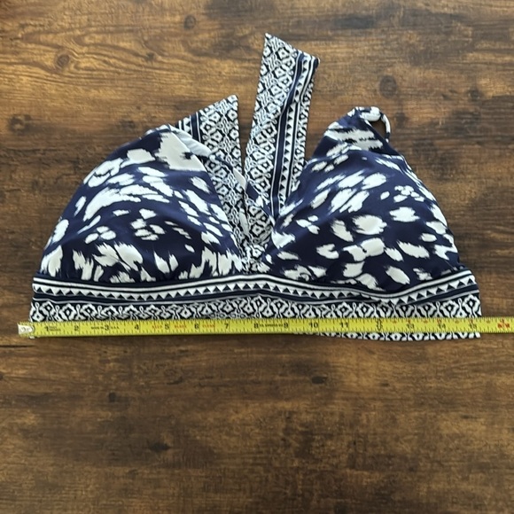 NWT La Blanca Kids One Piece Swimsuit - Navy and White - Picture 7 of 8